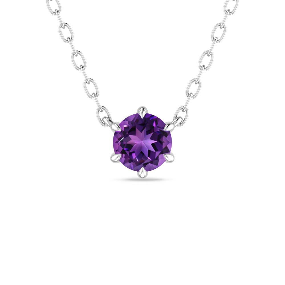 White Gold - Amethyst