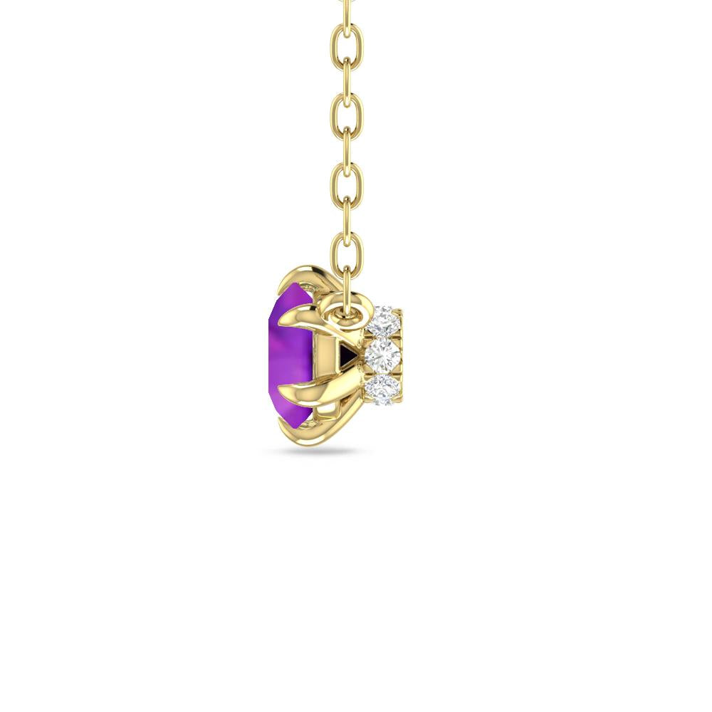 Yellow Gold - Amethyst