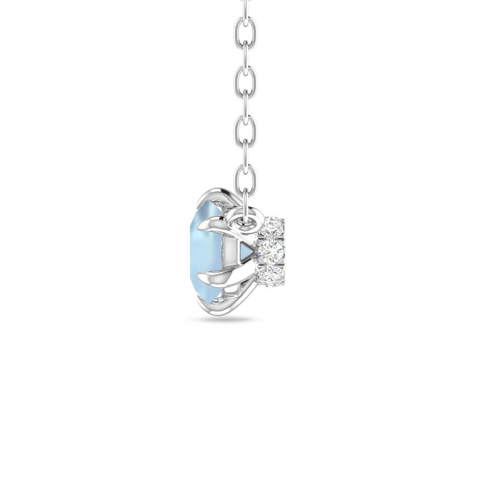 White Gold - Aquamarine