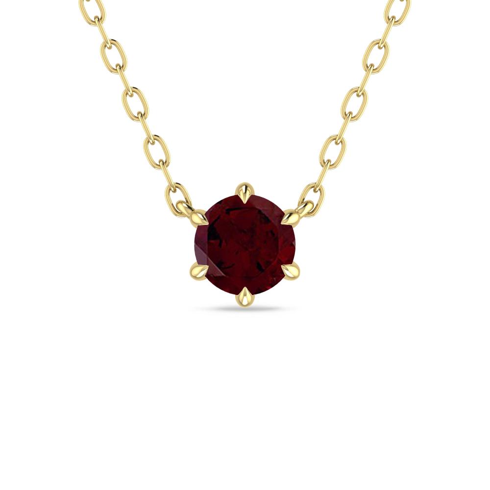 Yellow Gold - Garnet