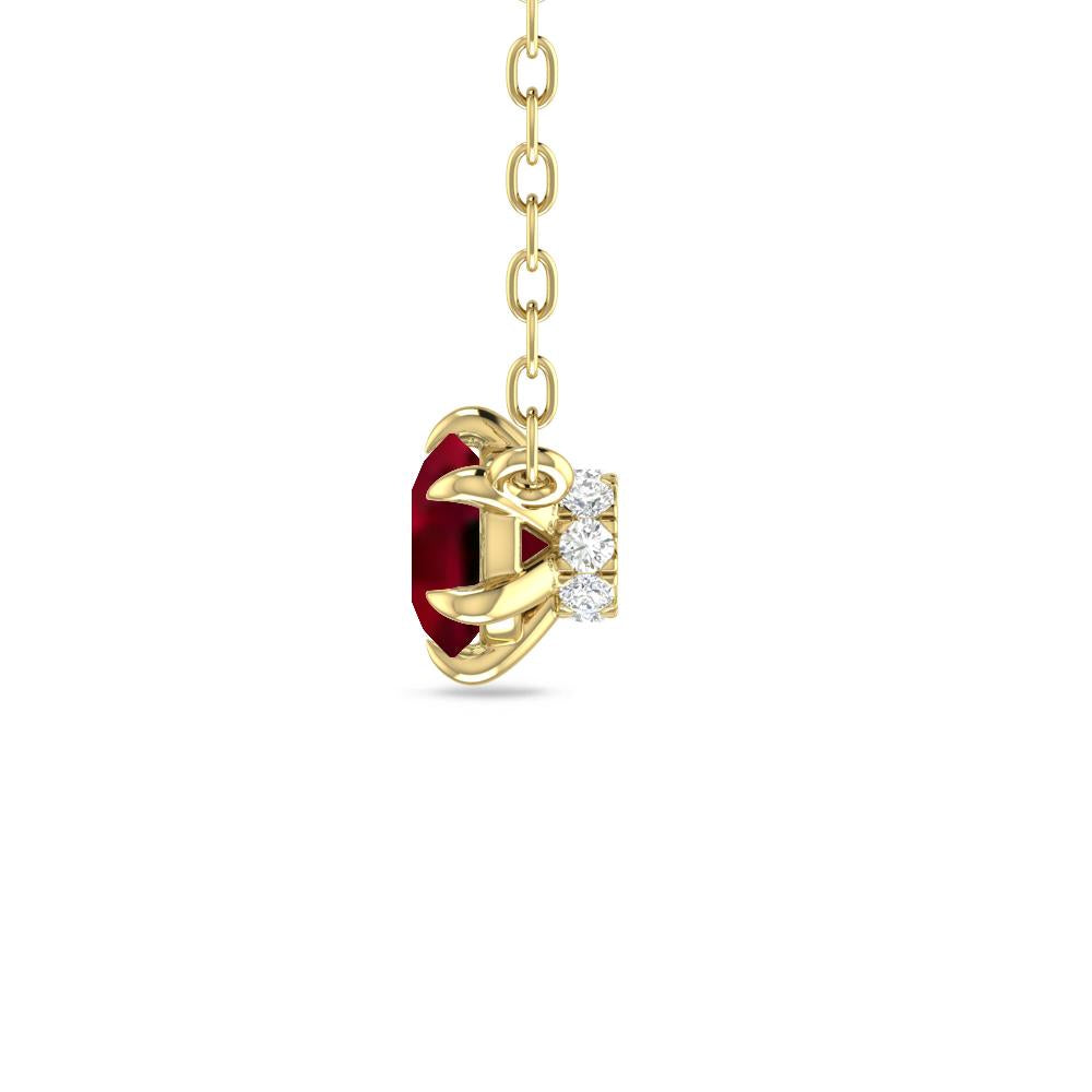 Yellow Gold - Garnet