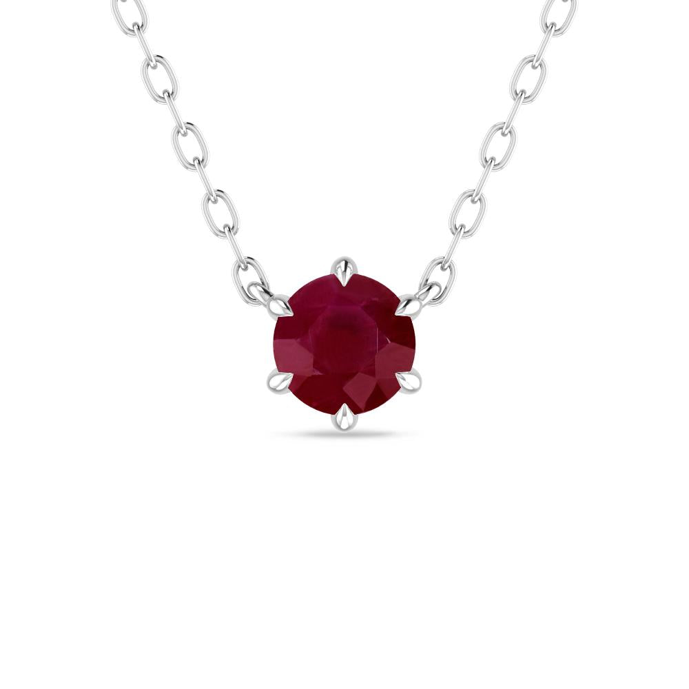 White Gold - Ruby