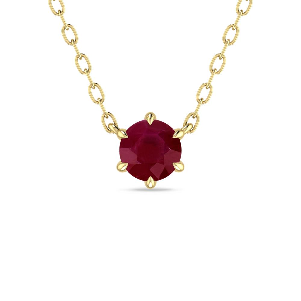 Yellow Gold - Ruby