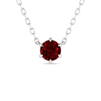 White Gold - Ruby