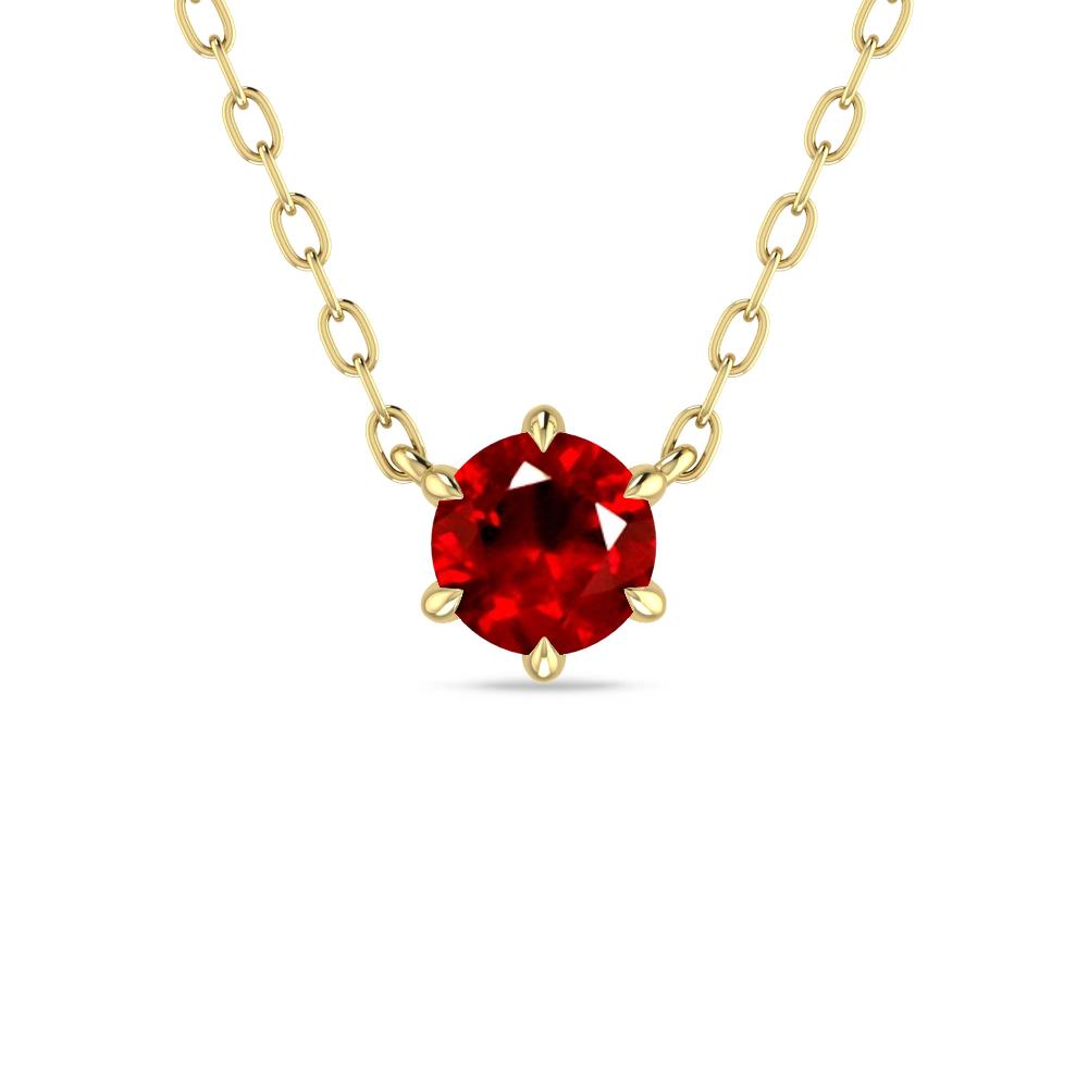 Yellow Gold - Ruby