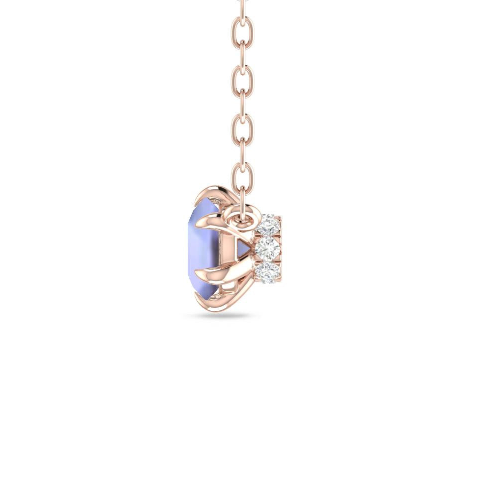 Rose Gold - Tanzanite