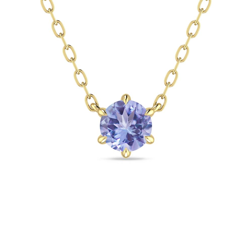 Yellow Gold - Tanzanite