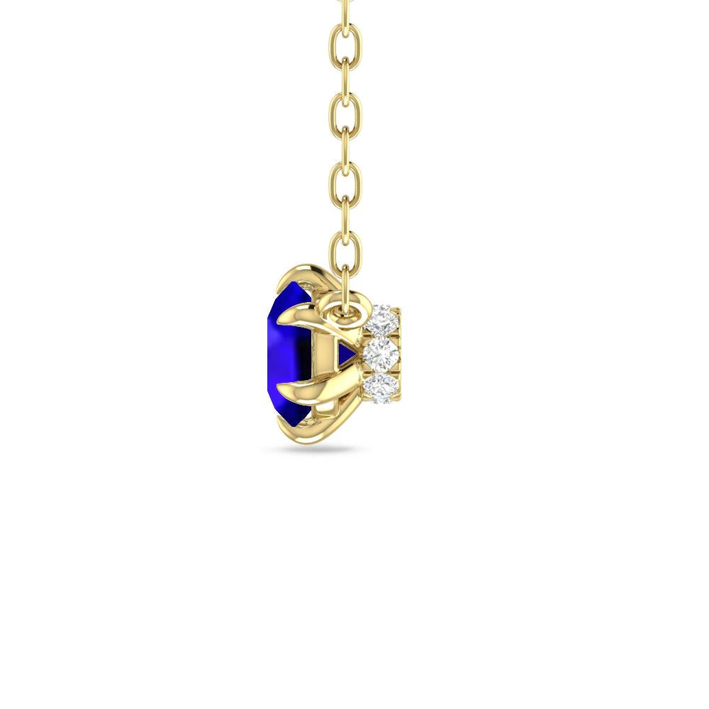 Yellow Gold - Tanzanite