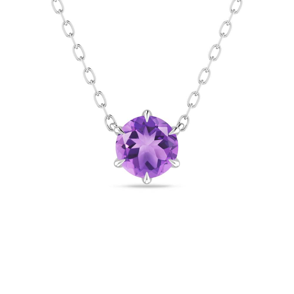 White Gold - Amethyst