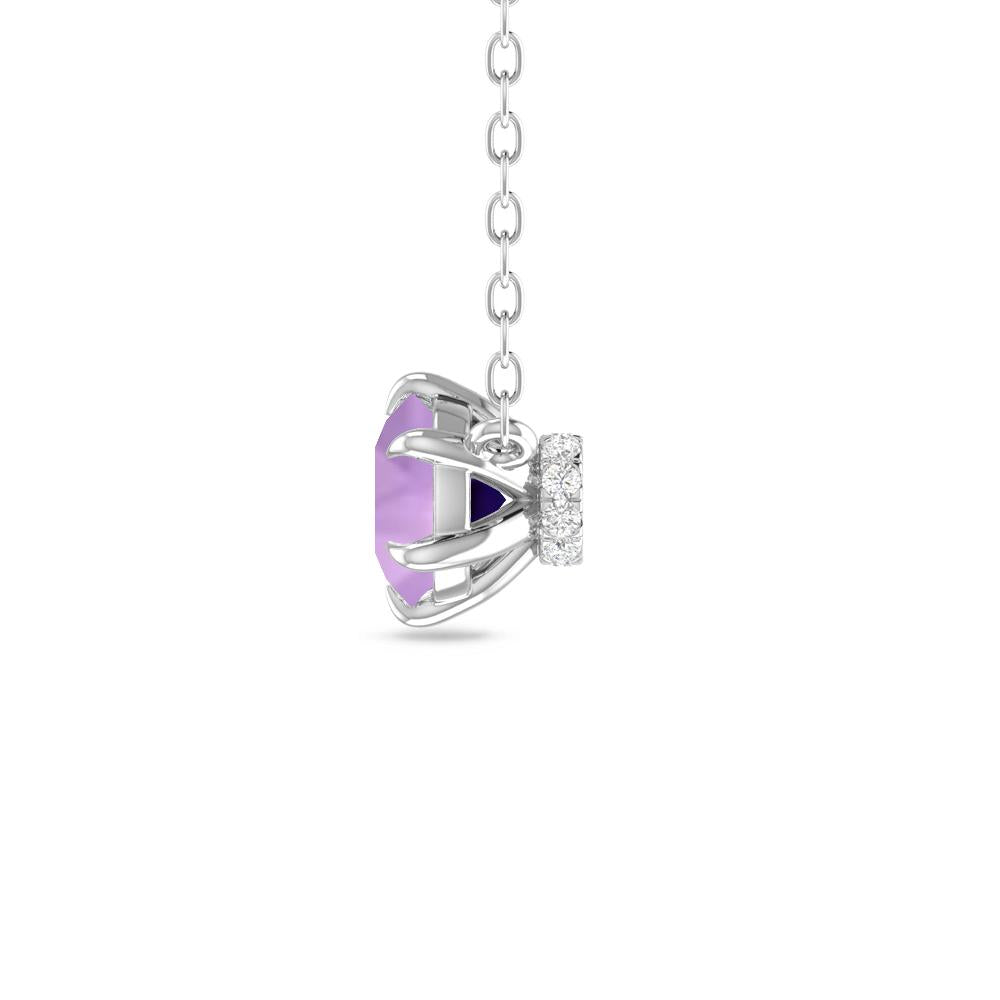 White Gold - Amethyst