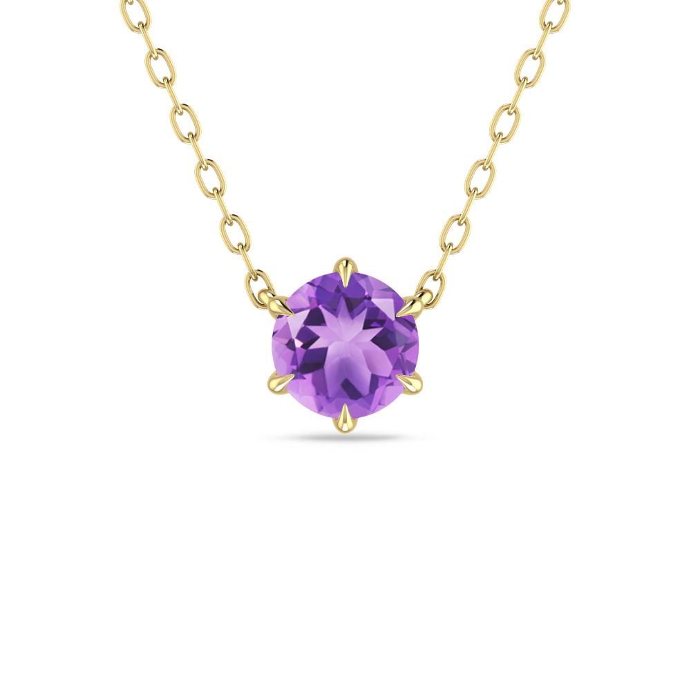 Yellow Gold - Amethyst