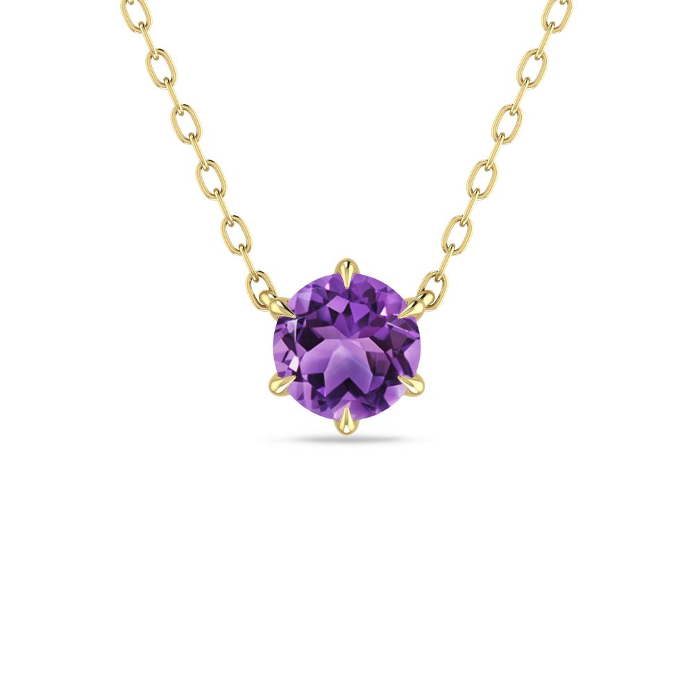 Yellow Gold - Amethyst