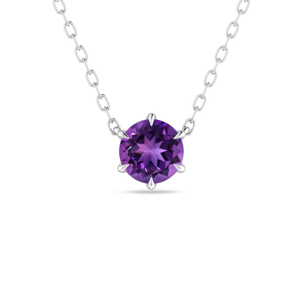 White Gold - Amethyst