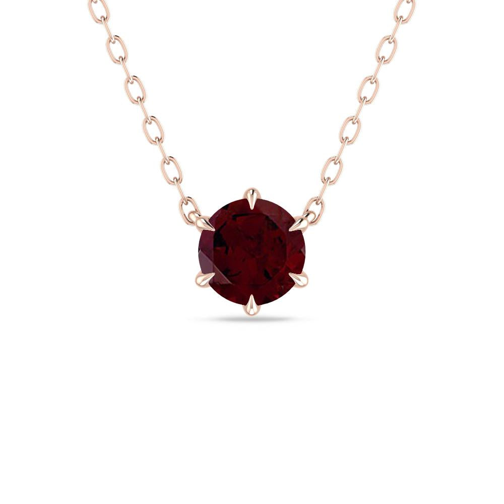 Rose Gold - Garnet