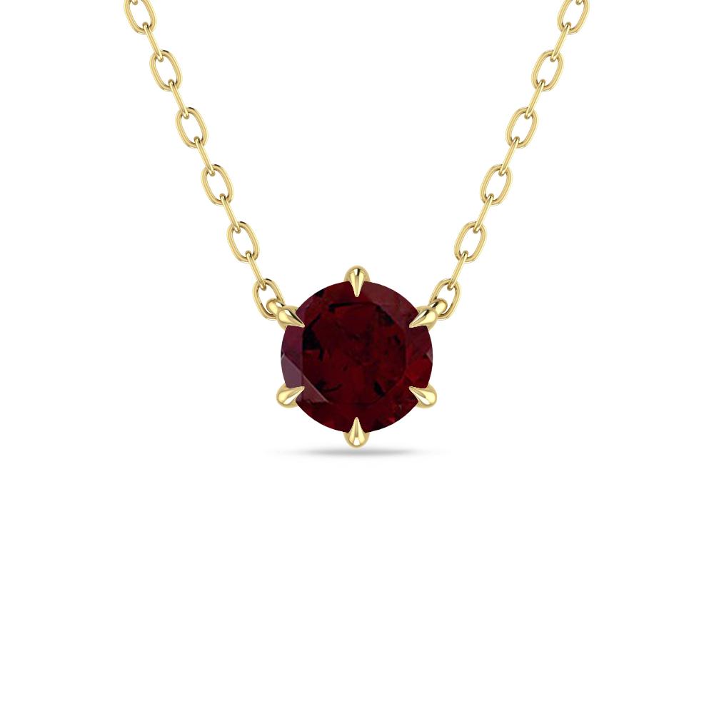 Yellow Gold - Garnet