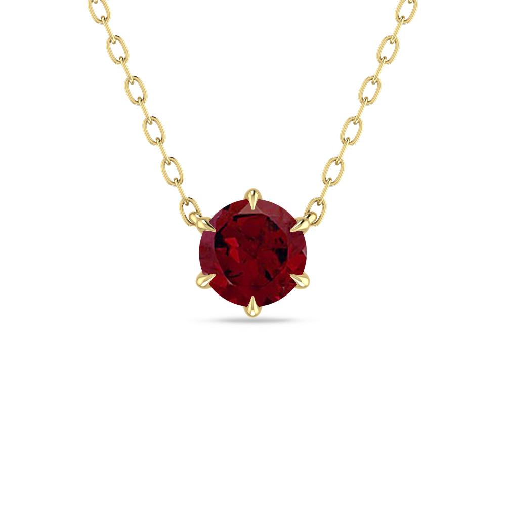 Yellow Gold - Garnet