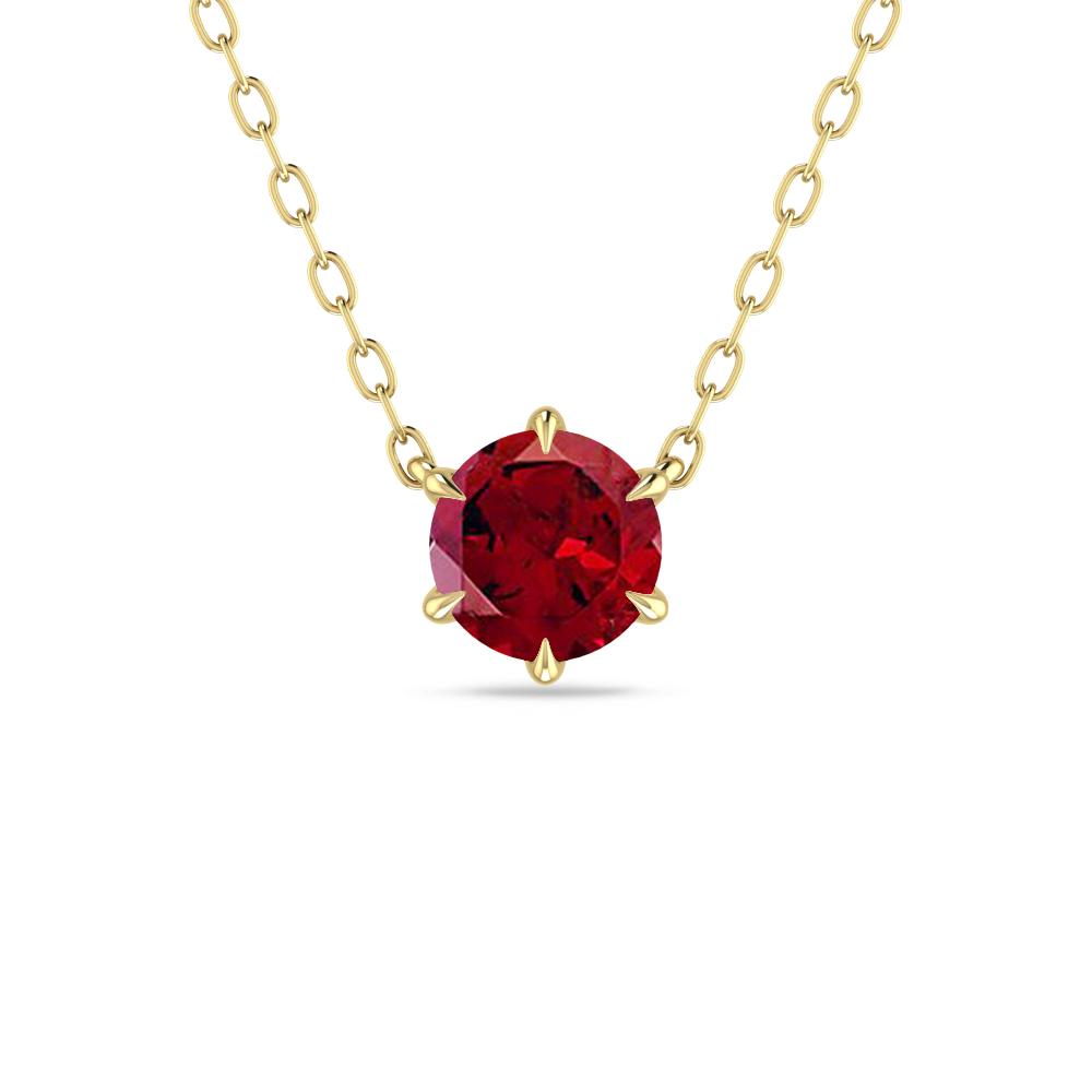 Yellow Gold - Garnet