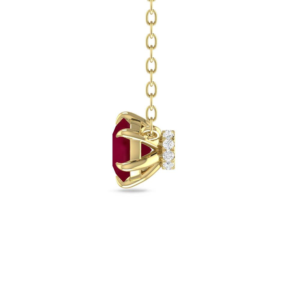 Yellow Gold - Ruby