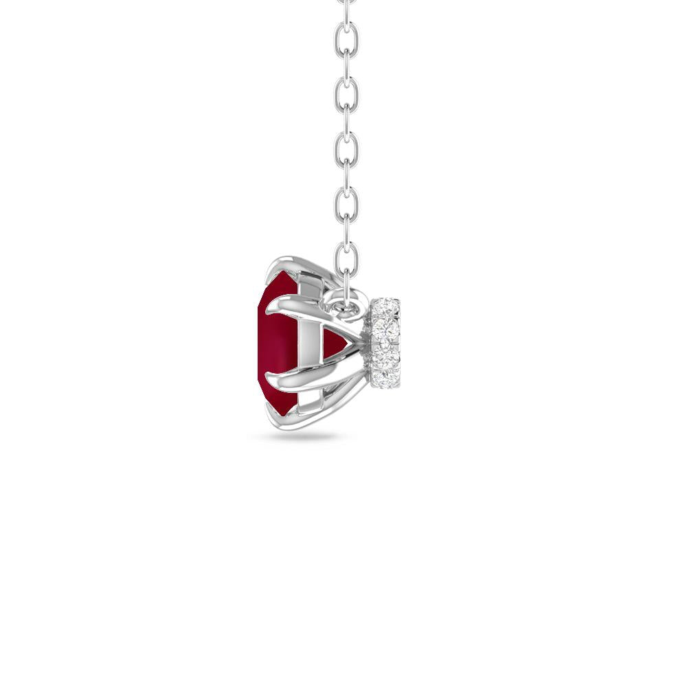 White Gold - Ruby