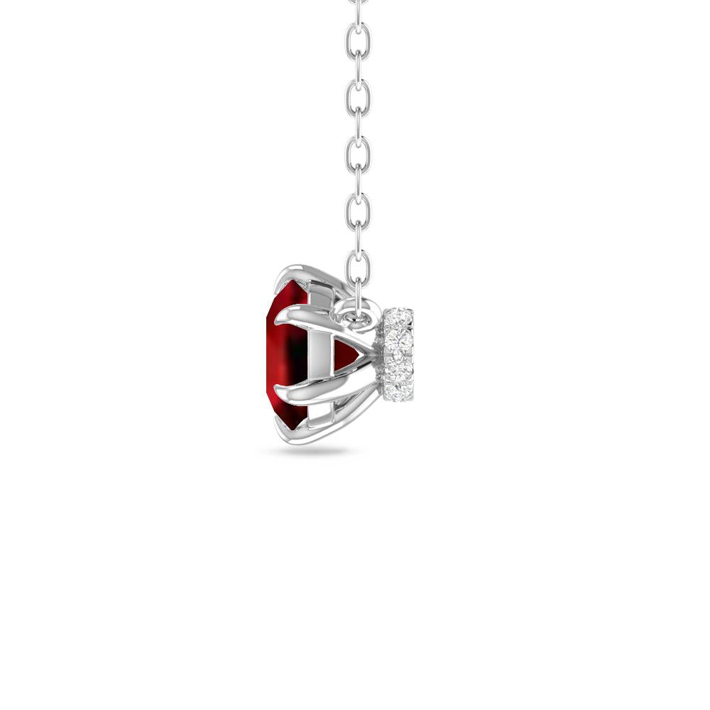 White Gold - Ruby