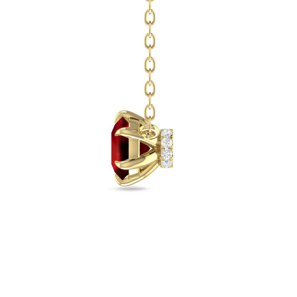 Yellow Gold - Ruby