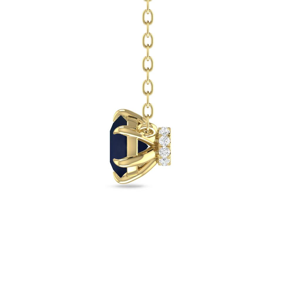 Yellow Gold - Sapphire