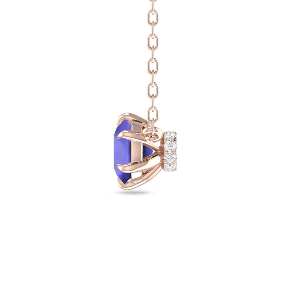 Rose Gold - Tanzanite