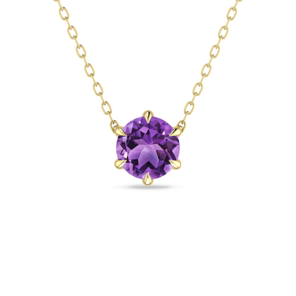 Yellow Gold - Amethyst