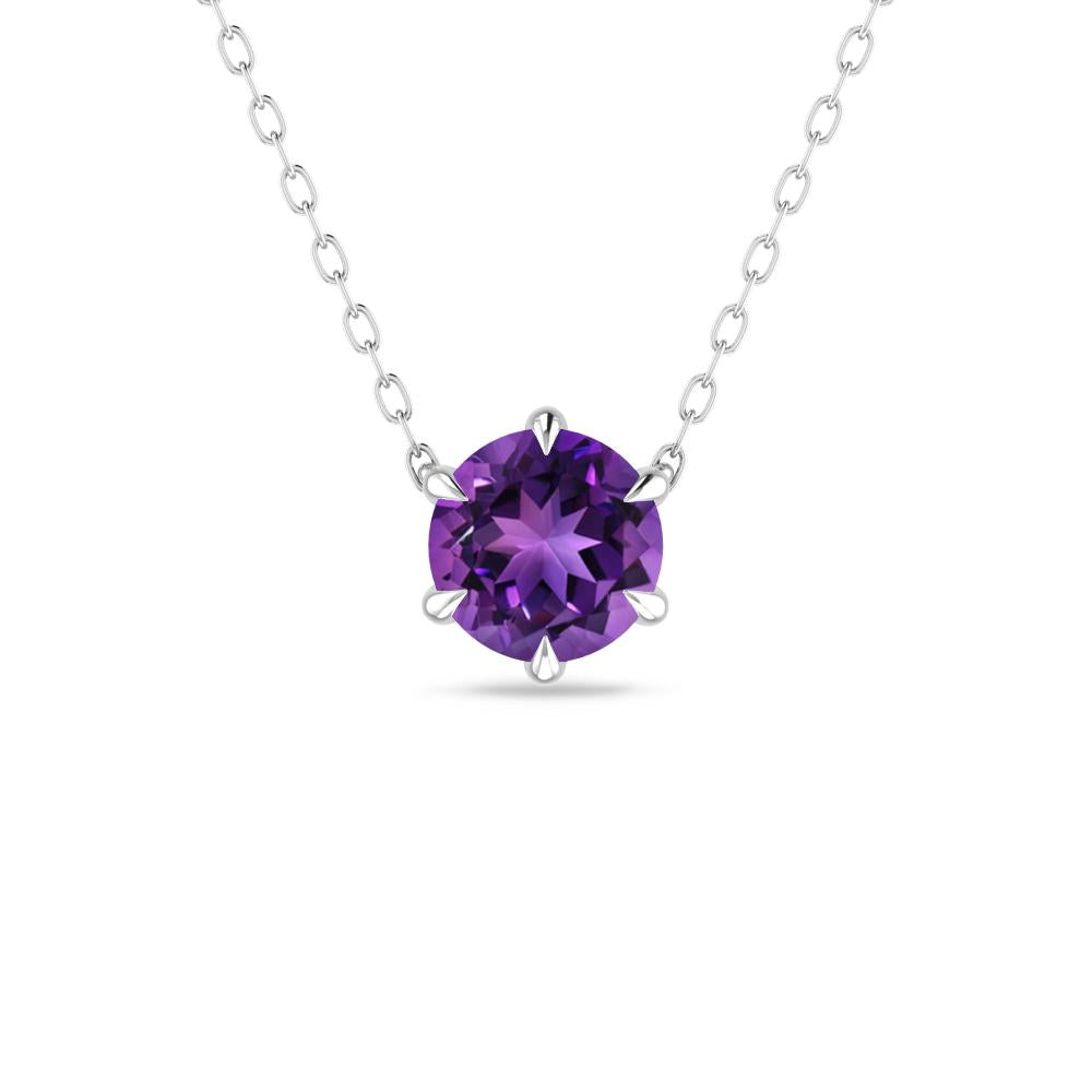 White Gold - Amethyst