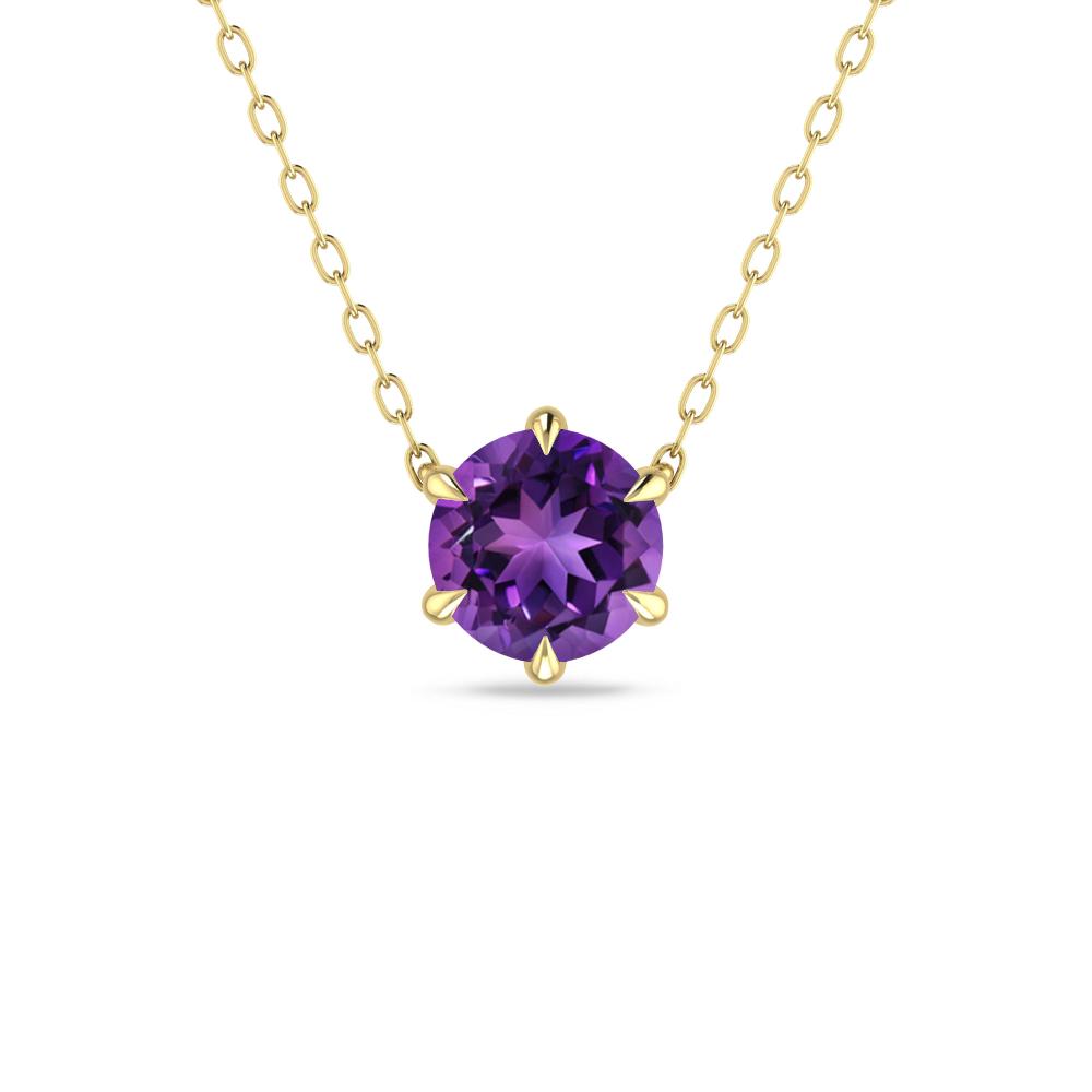 Yellow Gold - Amethyst