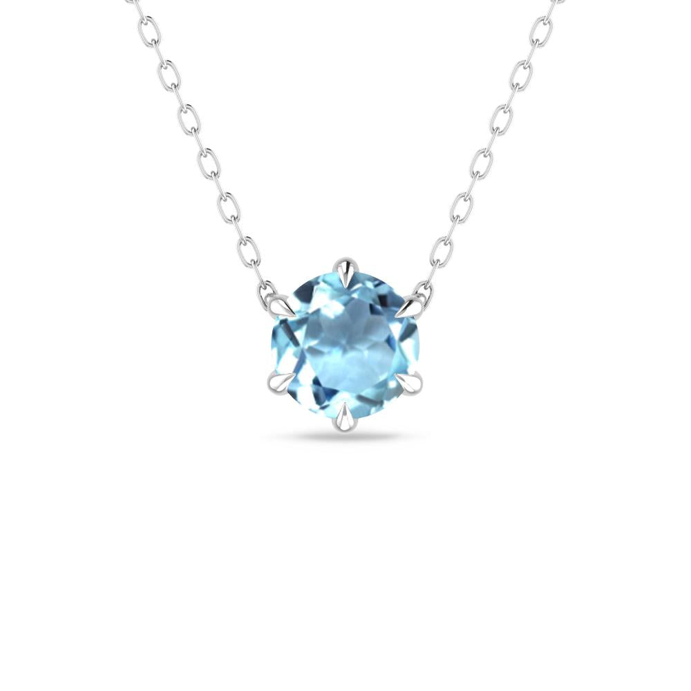 White Gold - Aquamarine