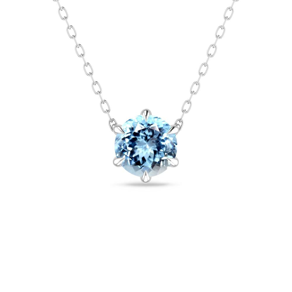 White Gold - Aquamarine