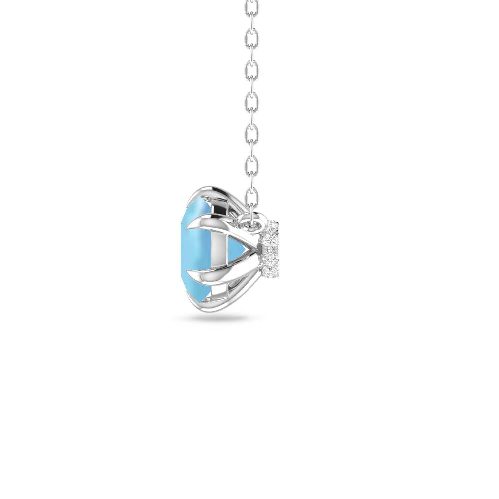 White Gold - Aquamarine