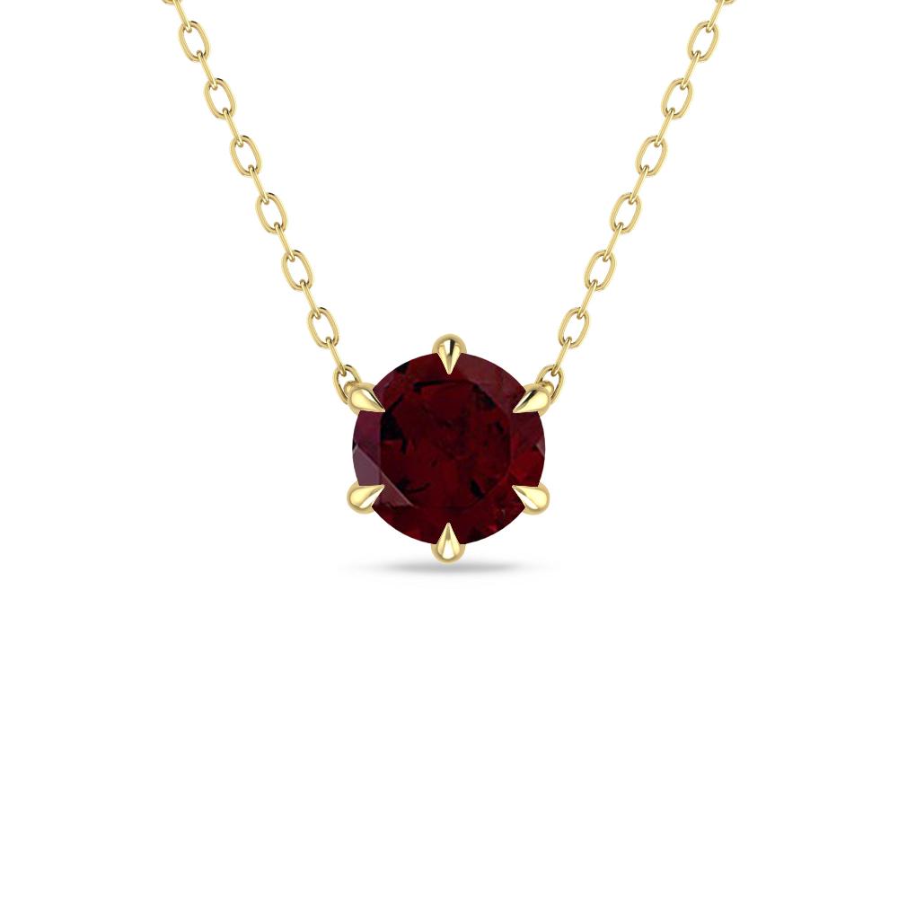 Yellow Gold - Garnet