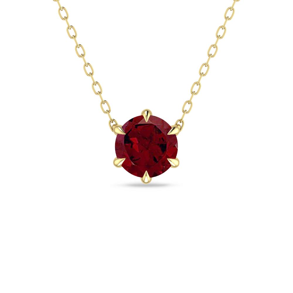 Yellow Gold - Garnet