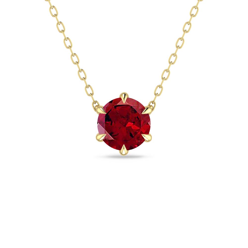 Yellow Gold - Garnet