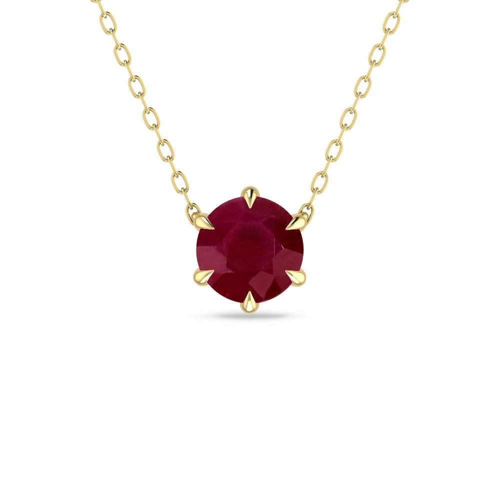 Yellow Gold - Ruby