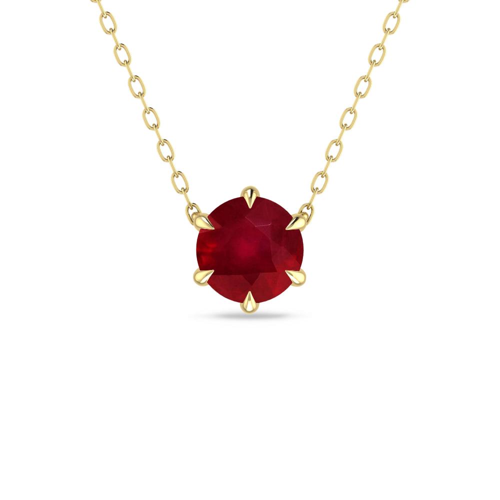 Yellow Gold - Ruby