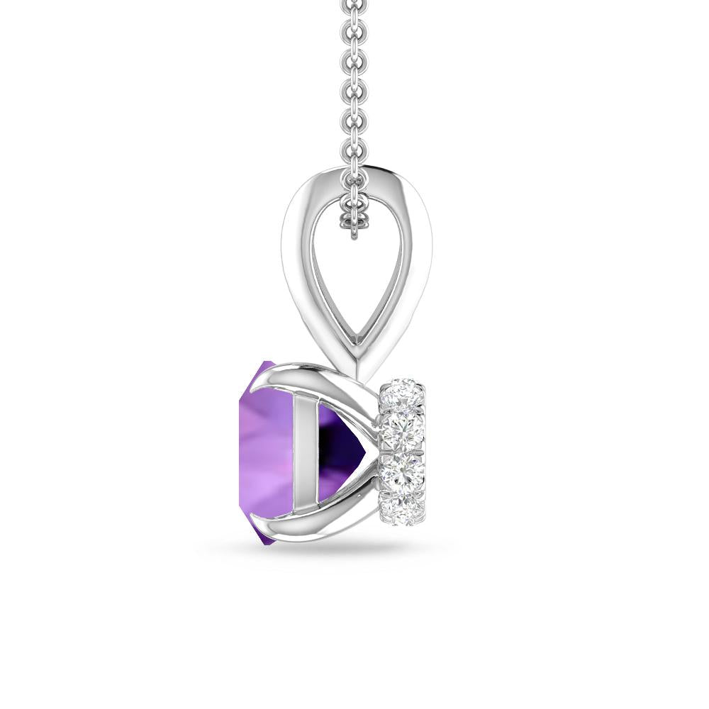 White Gold - Amethyst