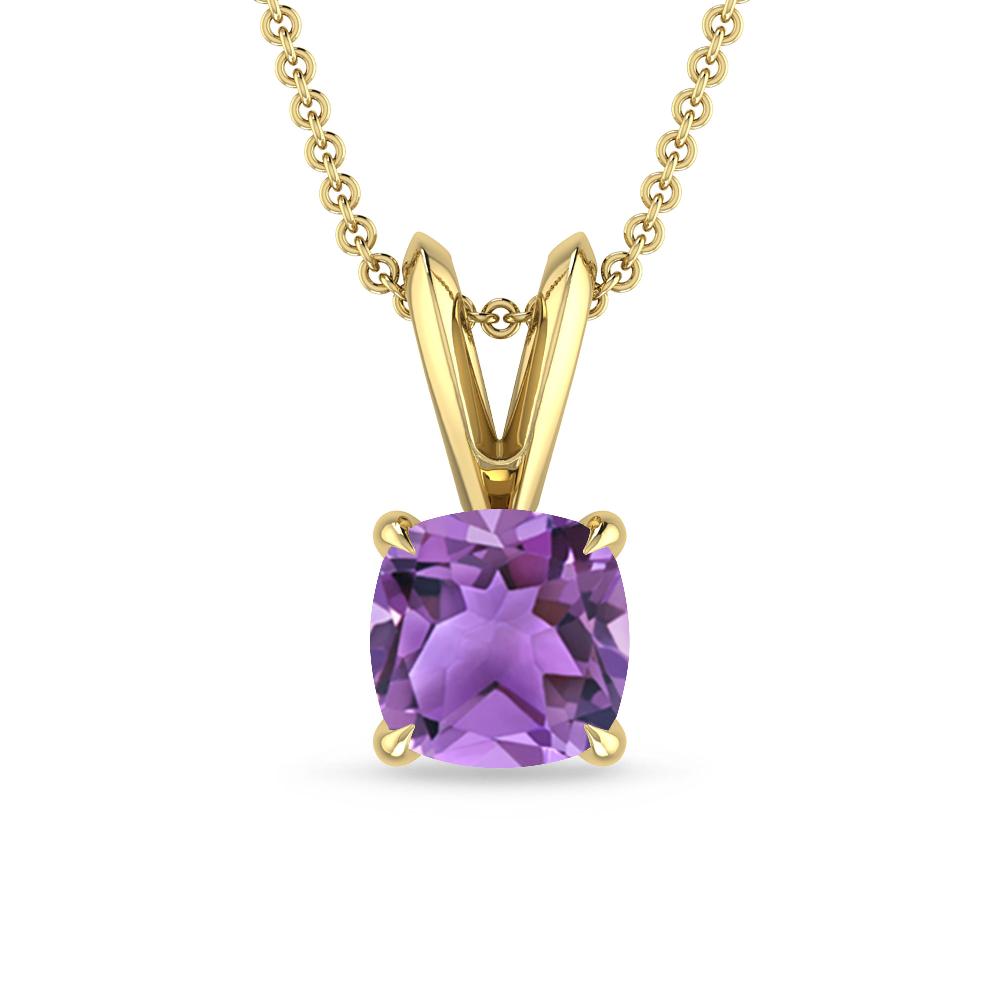 Yellow Gold - Amethyst