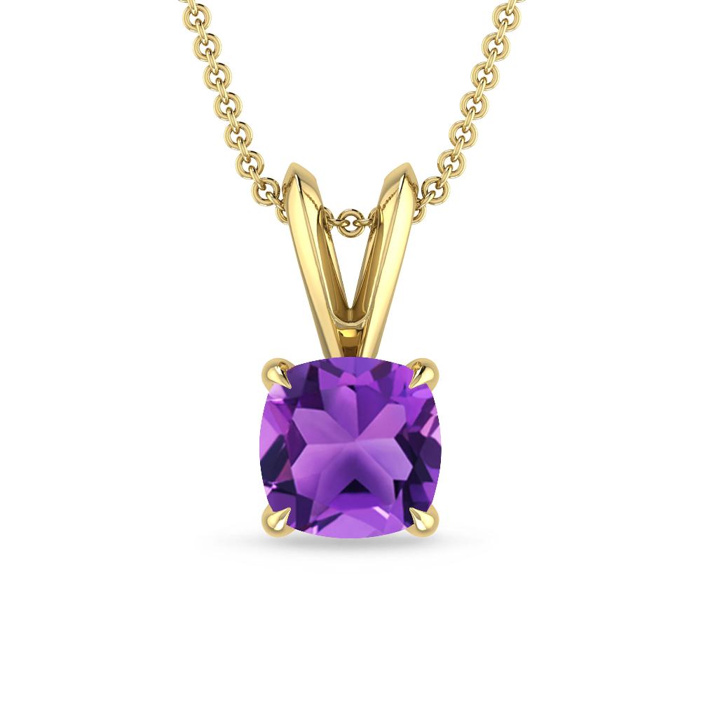 Yellow Gold - Amethyst