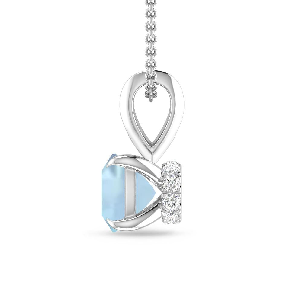 White Gold - Aquamarine