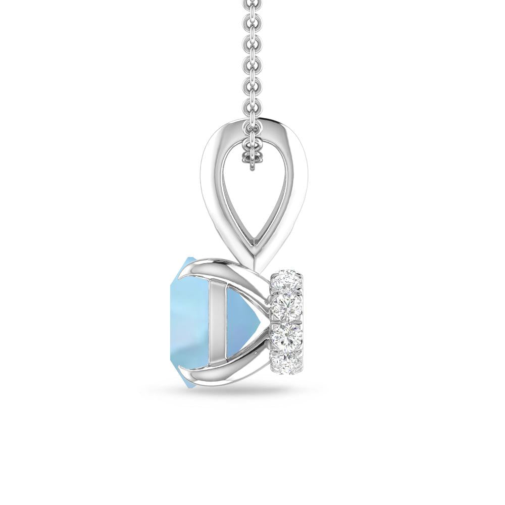 White Gold - Aquamarine