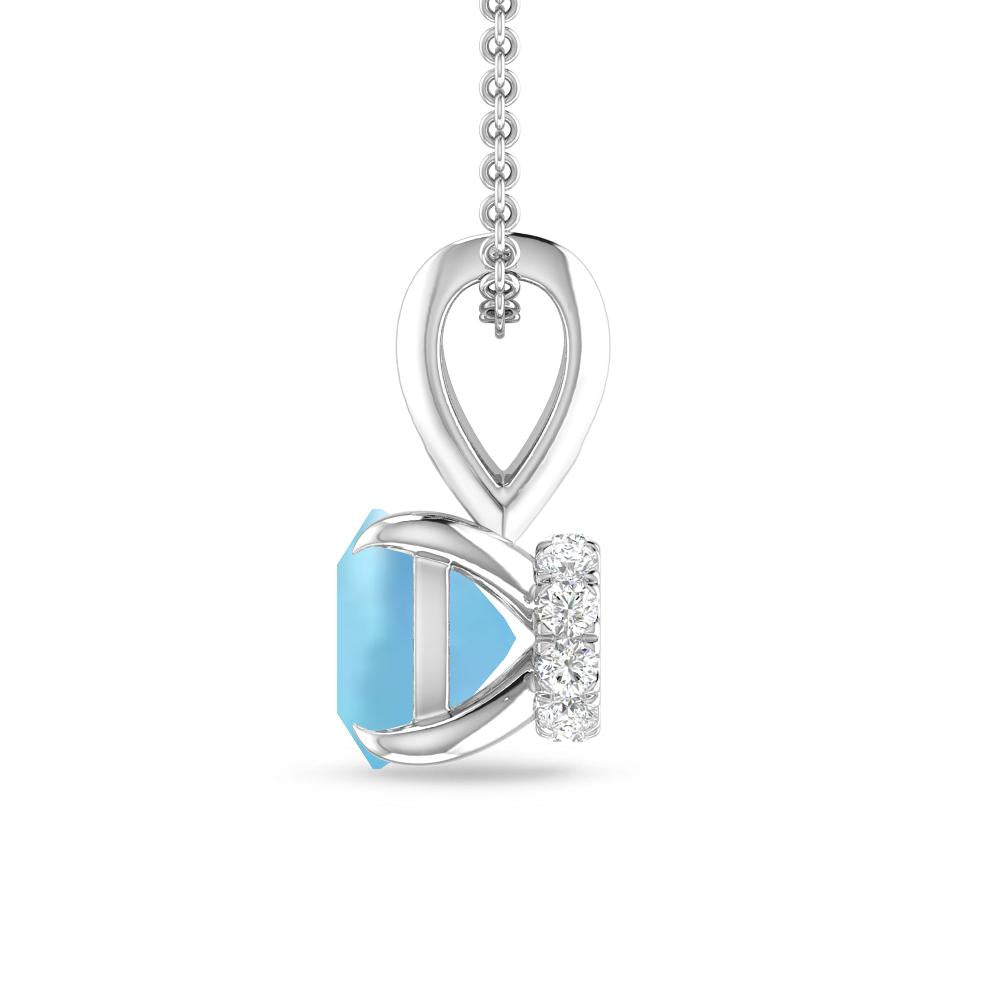 White Gold - Aquamarine