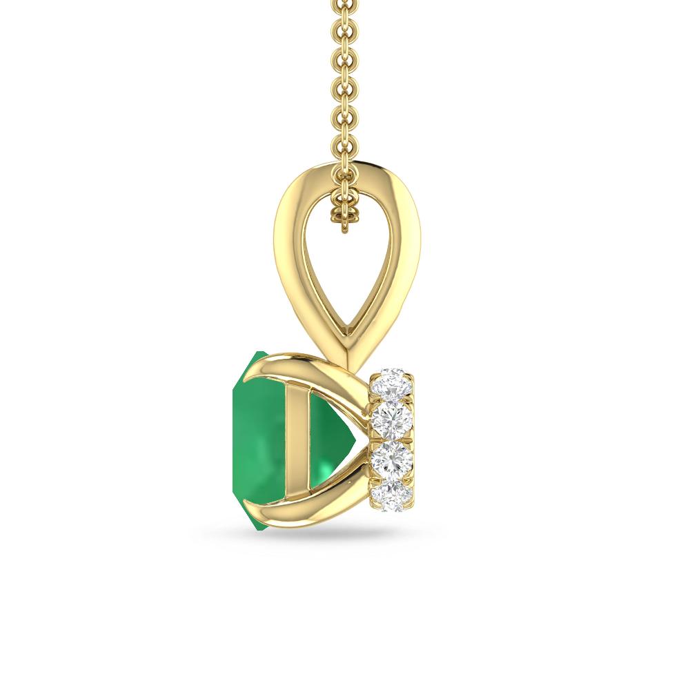 Yellow Gold - Emerald