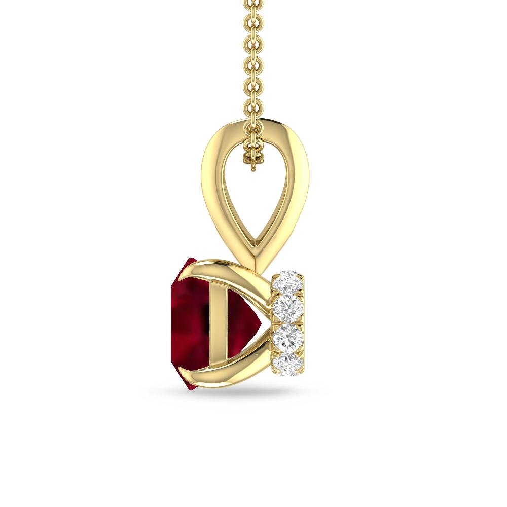 Yellow Gold - Garnet