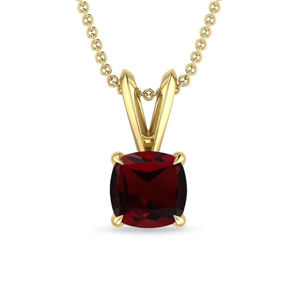 Yellow Gold - Garnet