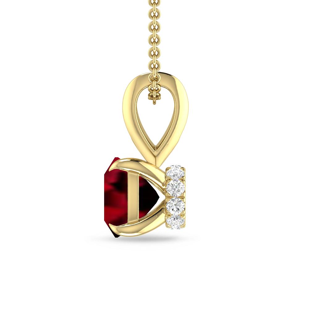 Yellow Gold - Garnet