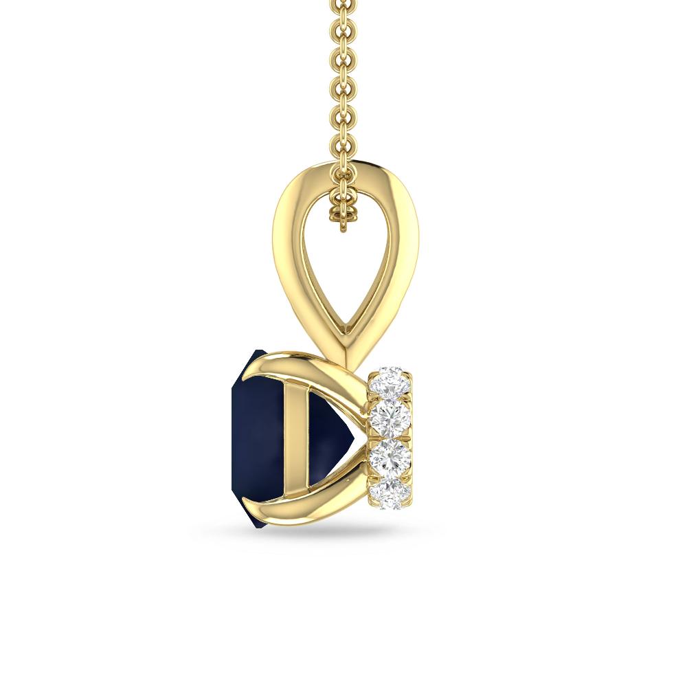 Yellow Gold - Sapphire