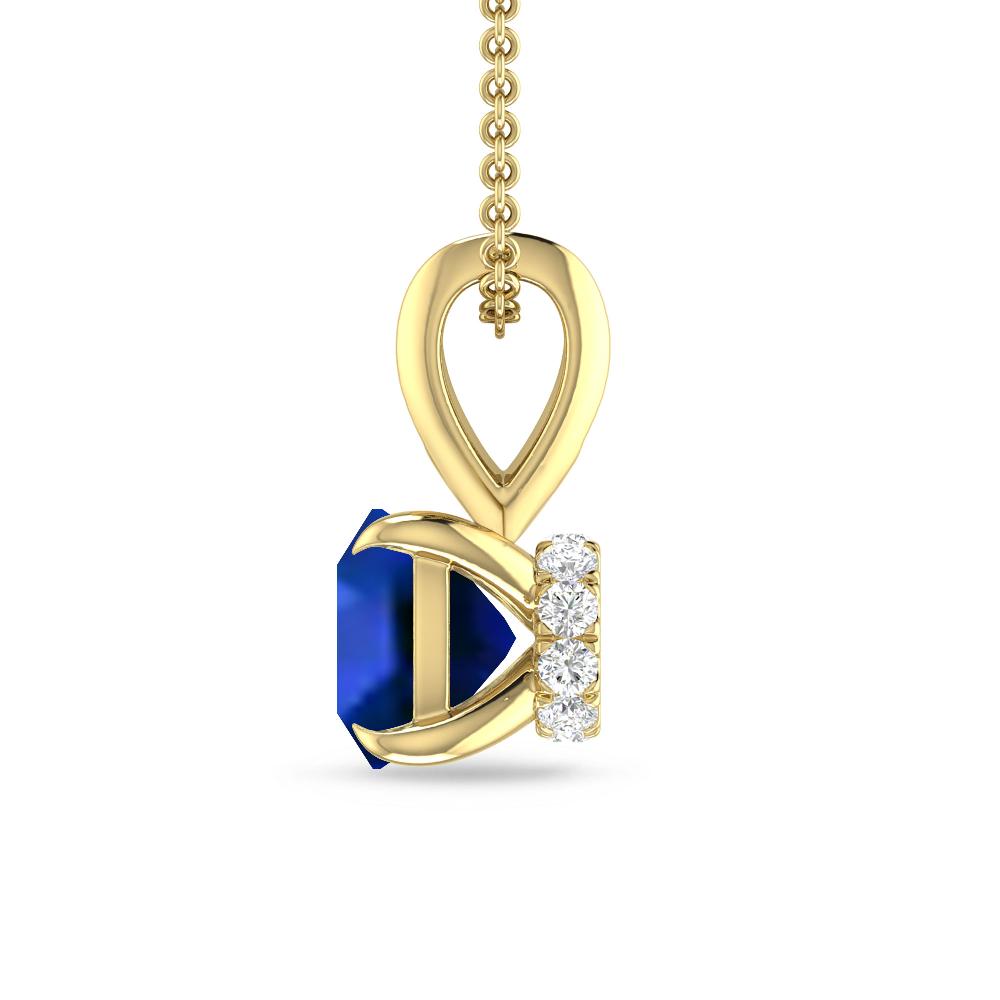 Yellow Gold - Sapphire